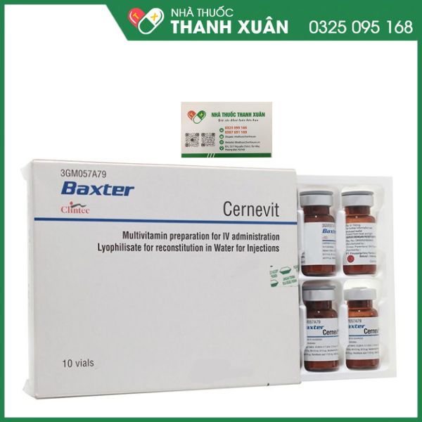 Cernevit Baxter - Thuốc tiêm bổ sung vitamin và khoáng chất